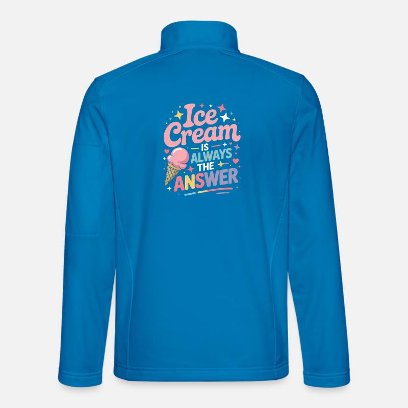 eiscreme Sprüche Eis Lustiges Kayak Geschenk - Unisex Softshell Jacket - light blue