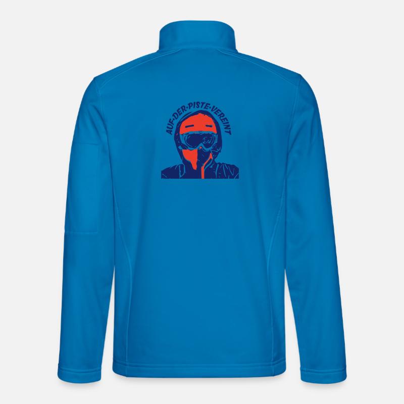 Au der Piste vereint - Logo  - Unisex Softshelljacke - Lichtblau