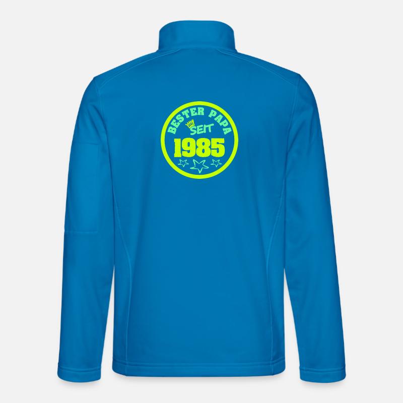 Vater 1985 - Unisex Softshelljacke - Lichtblau