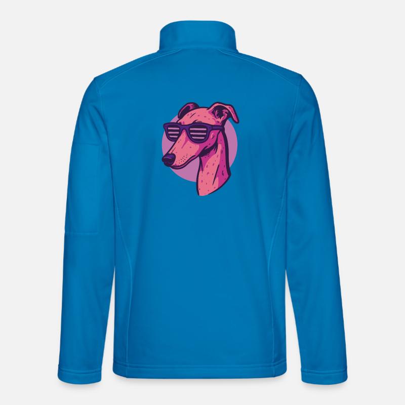 Greyhound, Galgo - Unisex Softshell Jacket - light blue