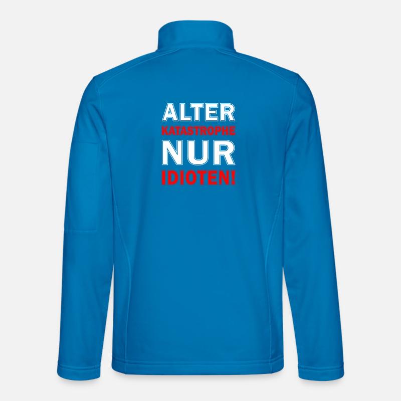 Just Idiot Design - Unisex Softshell Jacket - light blue