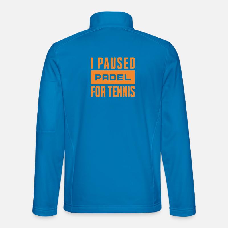 padel_orange - Unisex Softshell Jacket - light blue