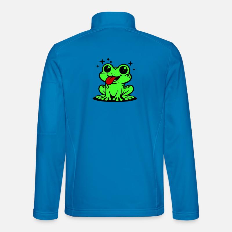 Toad Comic Frog - Unisex Softshell Jacket - light blue