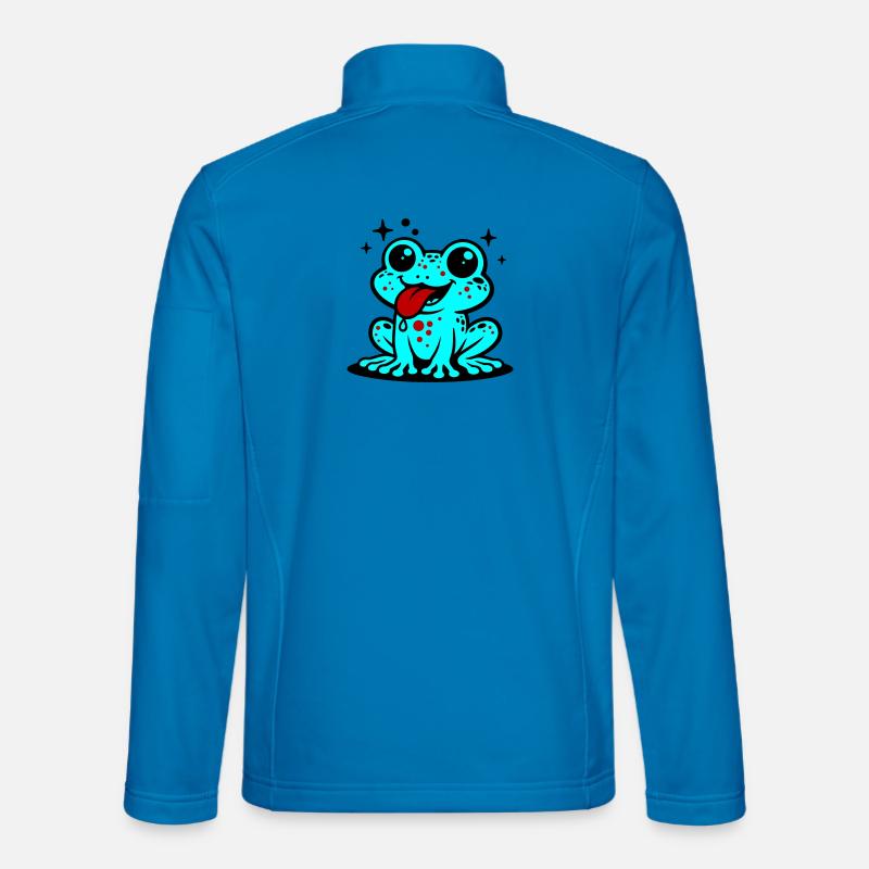 Grenouille Comique Crapaud Veste en tissu softshell Unisexe