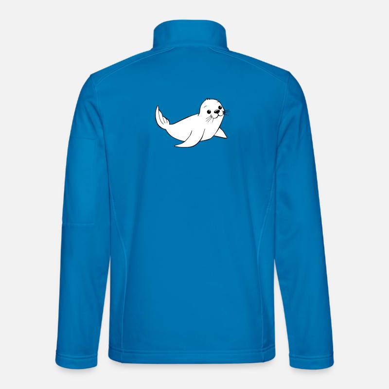 Seal Seals Seals Northern Germany - Unisex Softshell Jacket - light blue