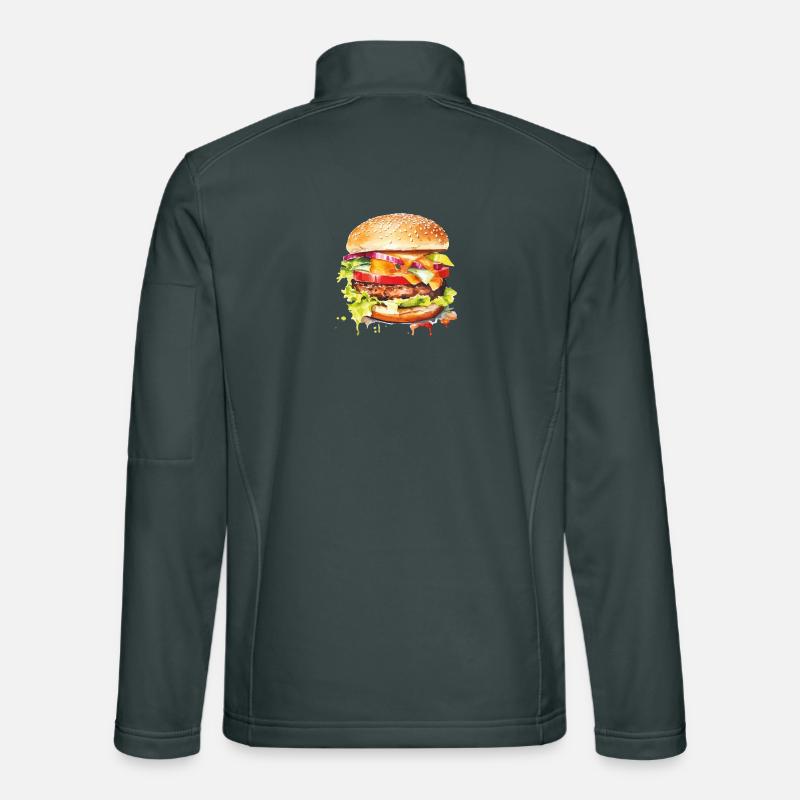 Hamburger Farbexplosion Unisex Softshelljacke
