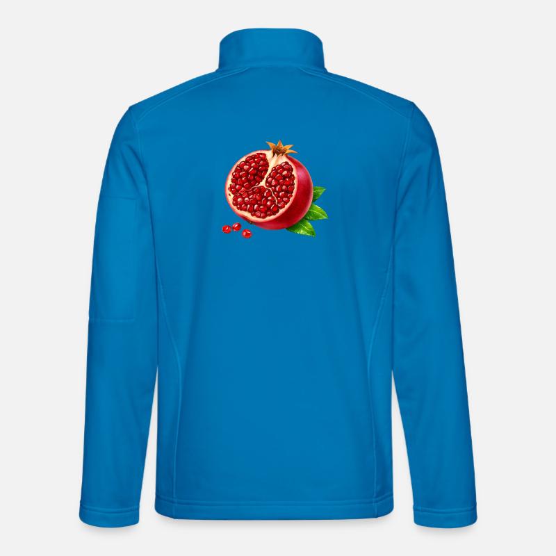 Half Pomegranate Realistic - Unisex Softshell Jacket - light blue