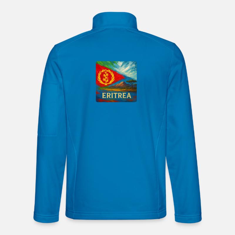 Eritrea Reise Design Unisex Softshelljacke