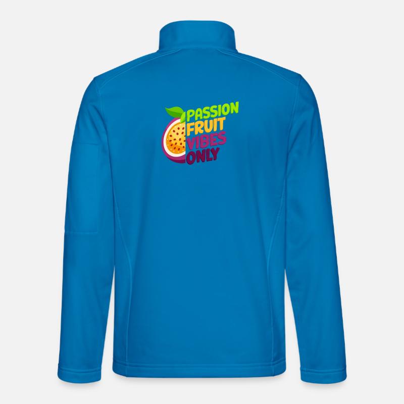 Passion Fruit Vibes Only - Unisex Softshell Jacket - light blue