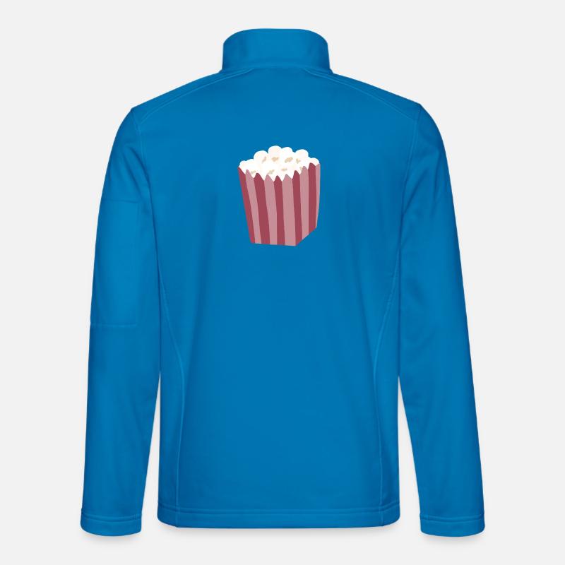 Popcornbox-Illustration - Unisex Softshelljacke - Lichtblau