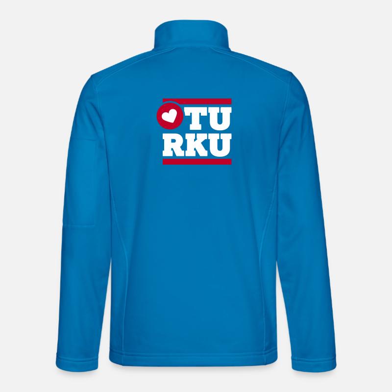 Ich liebe Turku City Pride - Unisex Softshelljacke - Lichtblau