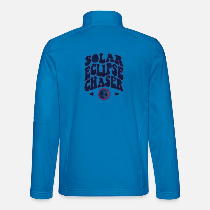 Solar eclipse chaser - Unisex Softshell Jacket - light blue