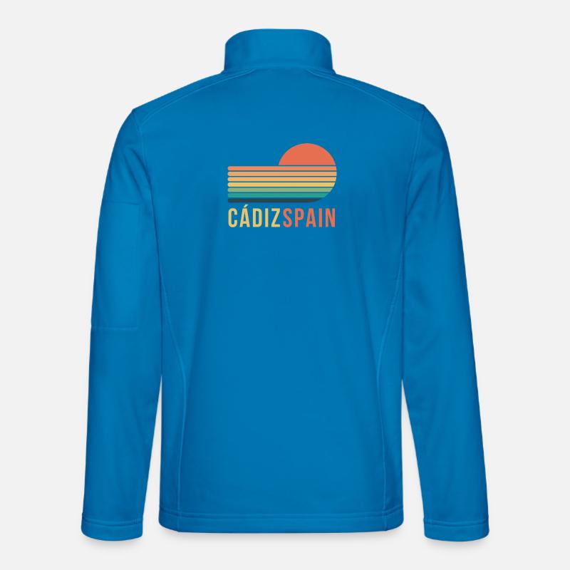 Cádiz Spain - Unisex Softshell Jacket - light blue