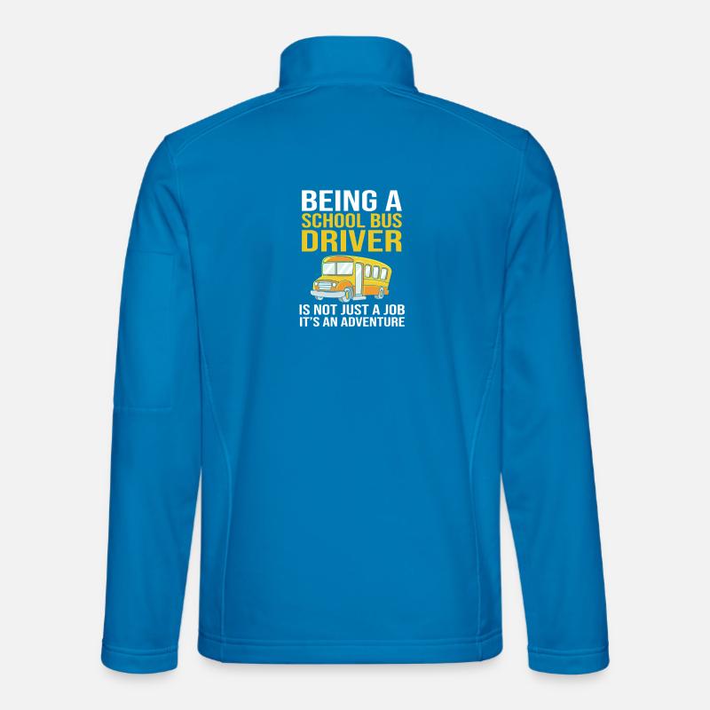 Schulbus Schulbusfahrer Busfahrer - Unisex Softshelljacke - Lichtblau