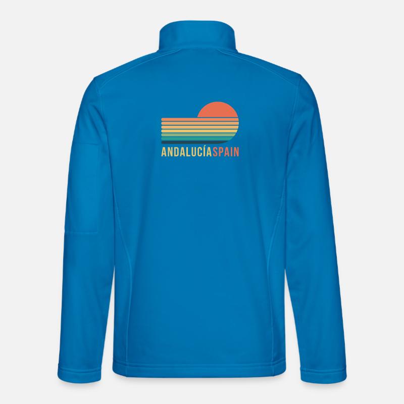 Andalusien, Spanien - Unisex Softshelljacke - Lichtblau