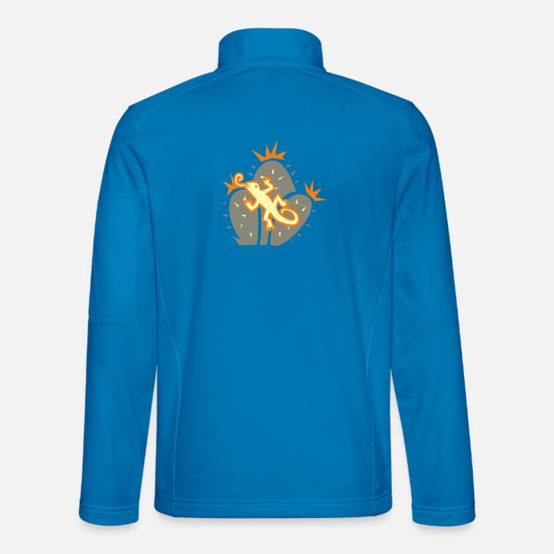 Kaktus_Eidechse Unisex Softshelljacke