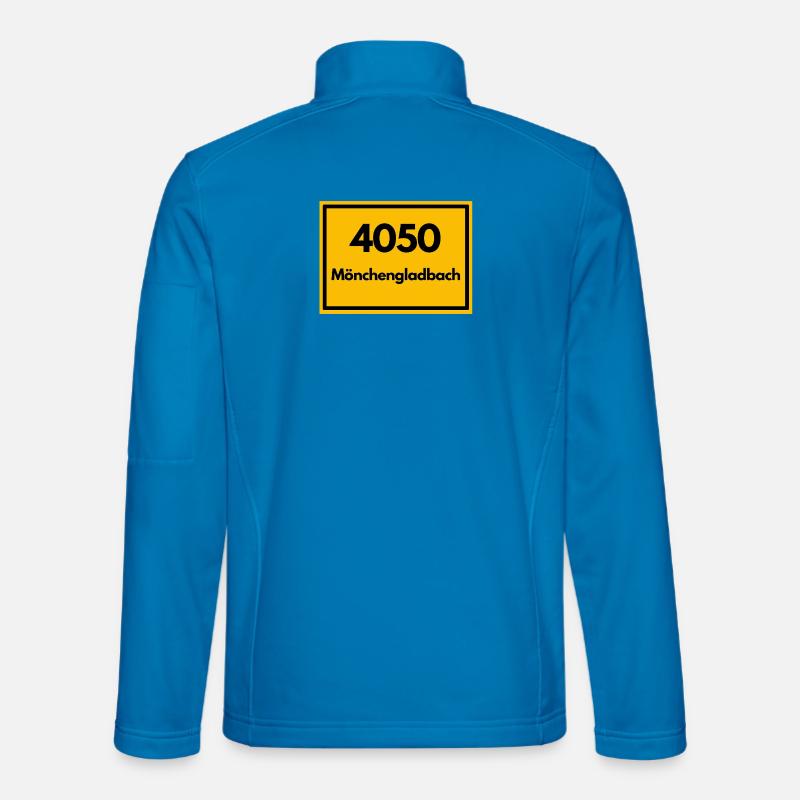 OLD POSTCODE POSTCODE 4050 MÖNCHENGLADBACH FUSSBAL - Unisex Softshell Jacket - light blue
