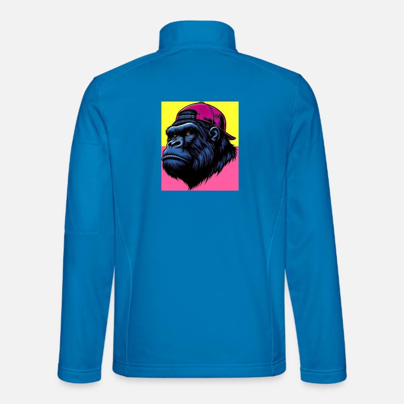 Gorilla - Unisex Softshelljacke - Lichtblau