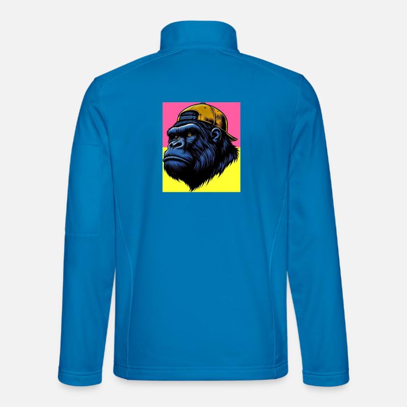 Gorilla - Unisex Softshelljacke - Lichtblau