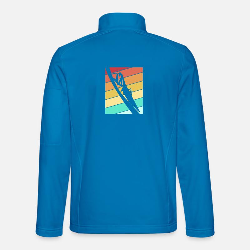 Adoratrice della Mantide Mantis - Giacca softshell unisex - celeste
