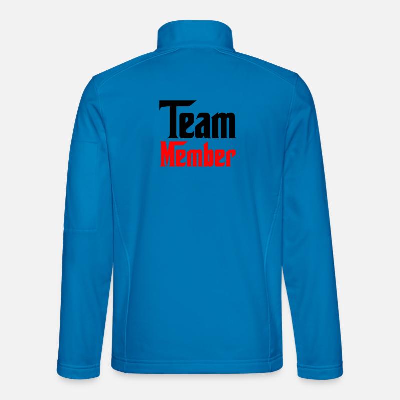 team_member - Unisex Softshelljacke - Lichtblau