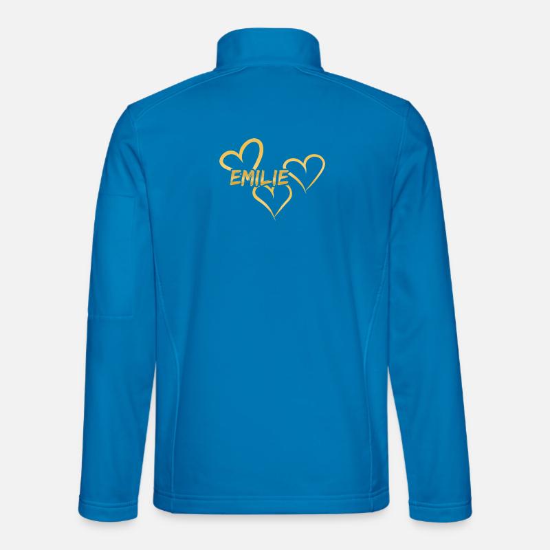 First name Emilie - Unisex Softshell Jacket - light blue