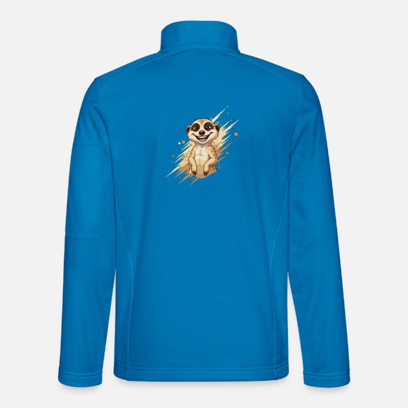 Splash joyeux de suricate Veste en tissu softshell Unisexe