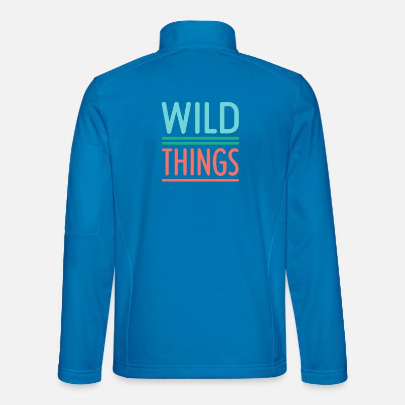 Wild Things Pastel Retro Unisex Softshelljacke