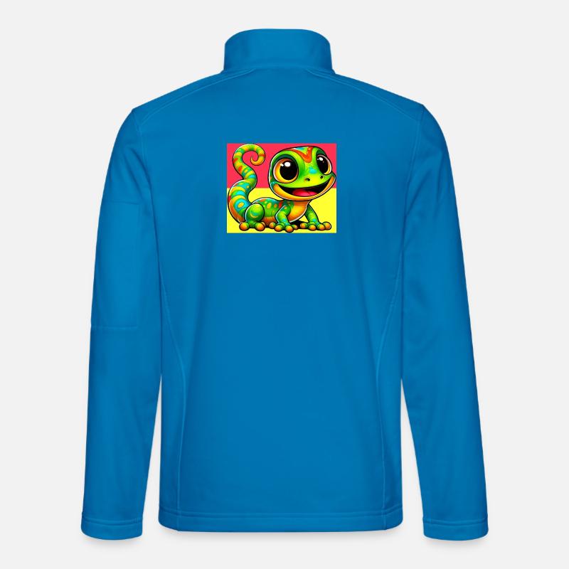 Gecko - Unisex Softshelljacke - Lichtblau
