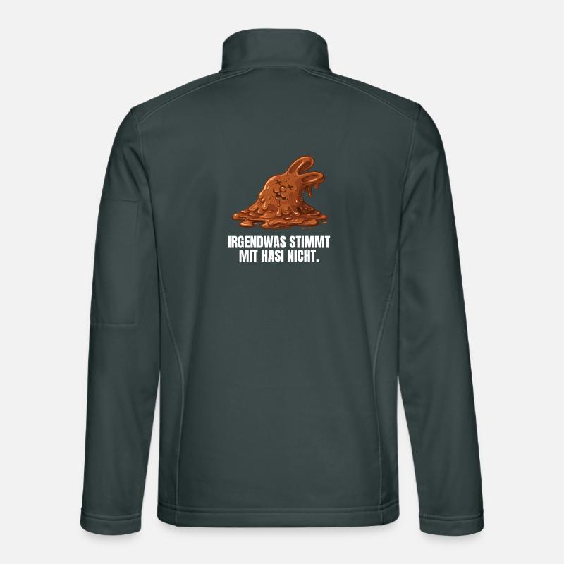 Chocolate Bunny Easter Bunny Unisex Softshell Jacket