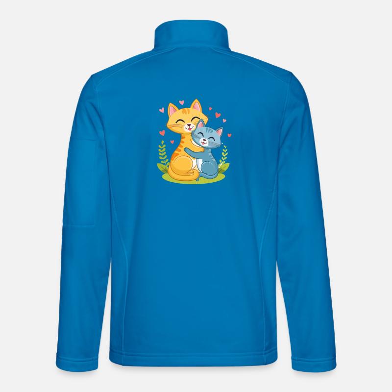 Cuddly kitten - Unisex Softshell Jacket - light blue