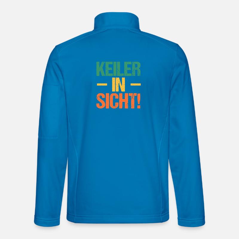 Jagd Jagen Waidmann Jäger - Unisex Softshelljacke - Lichtblau