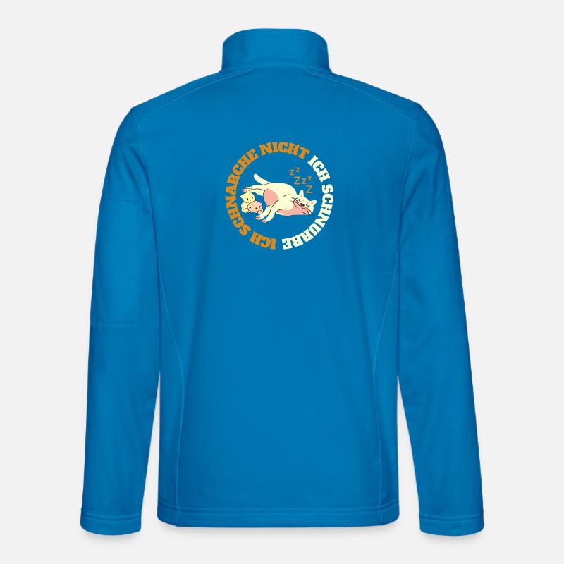 Cat - Unisex Softshell Jacket - light blue
