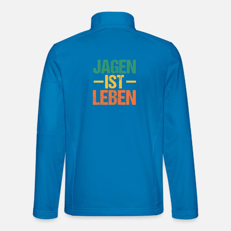 Jagd Jagen Waidmann Jäger - Unisex Softshelljacke - Lichtblau