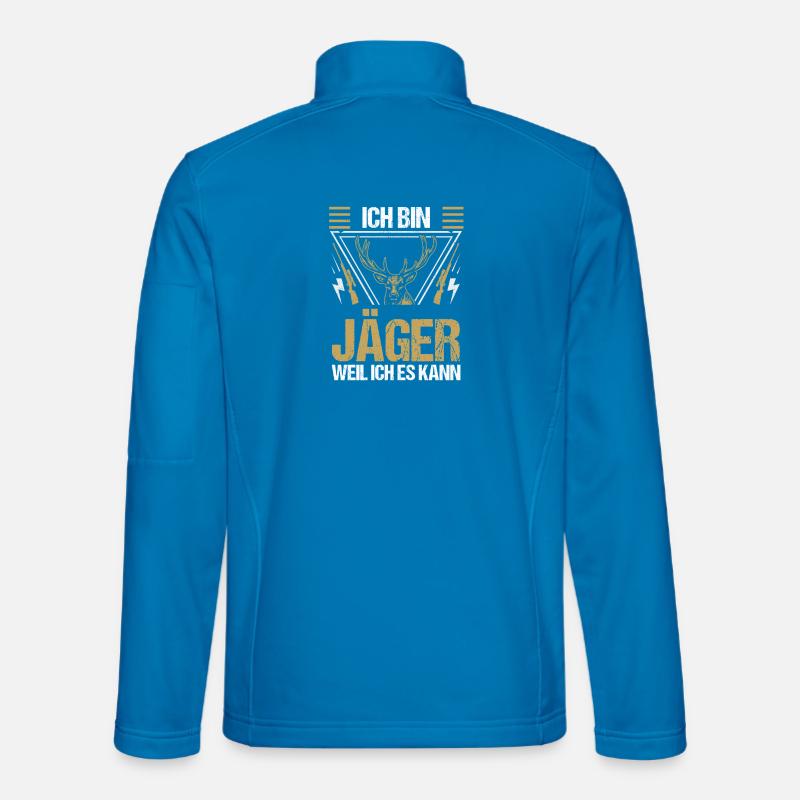Jagd Jagen Waidmann Jäger - Unisex Softshelljacke - Lichtblau