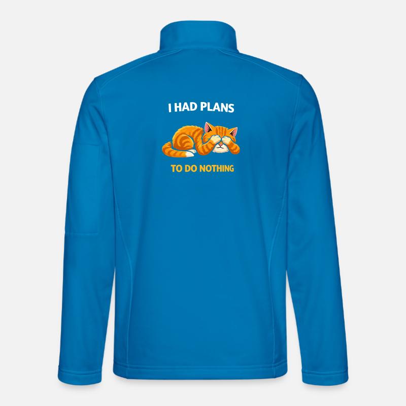 Ich hatte vor, nichts zu tun, Katze Unisex Softshelljacke