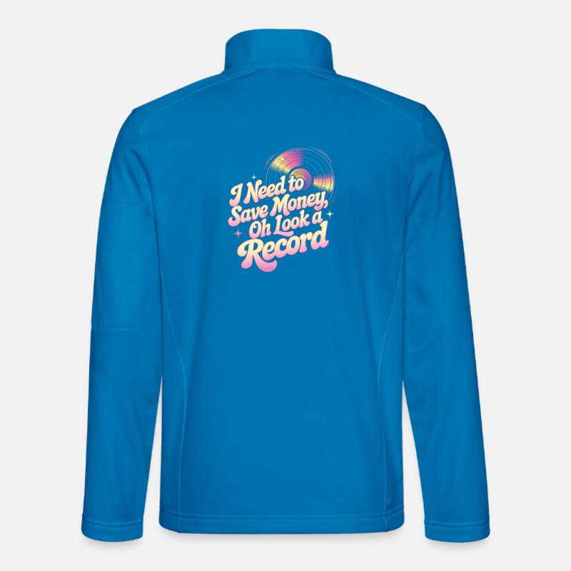 Devo risparmiare soldi – oh, guarda, un suono - Giacca softshell unisex - celeste