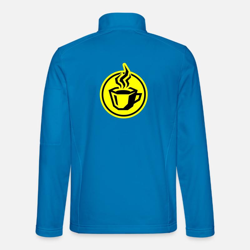 kaffee symbol - Unisex Softshelljacke - Lichtblau
