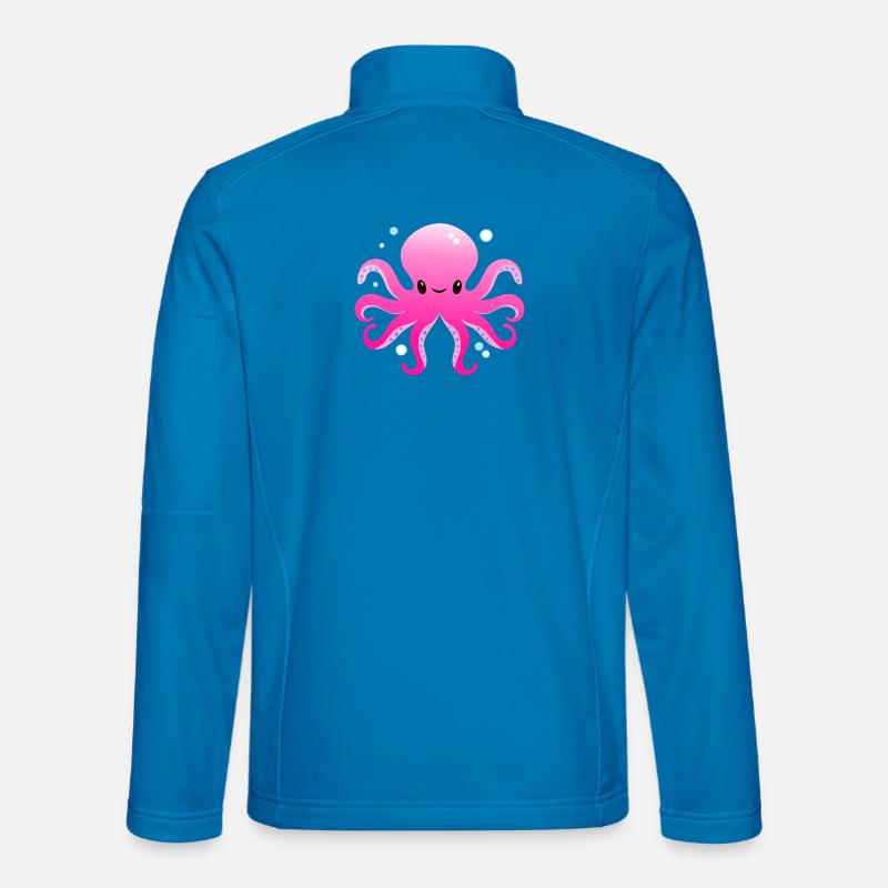 Octopussy Bubble - Unisex Softshell Jacket - light blue