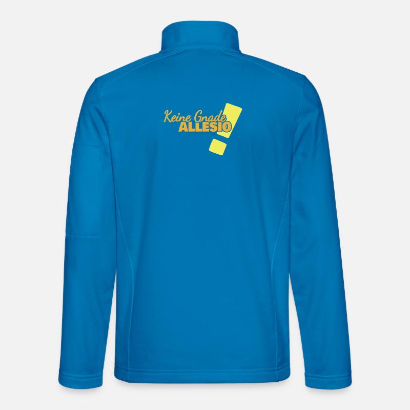 Spruch Allesio - Unisex Softshelljacke - Lichtblau