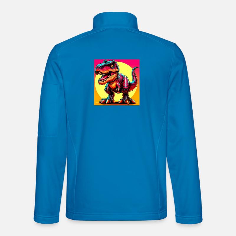 dinosaur - Unisex Softshell Jacket - light blue