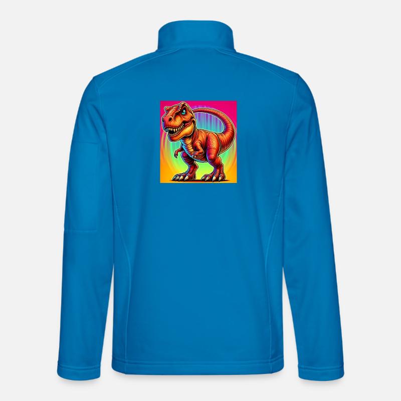 Dinosaurier - Unisex Softshelljacke - Lichtblau