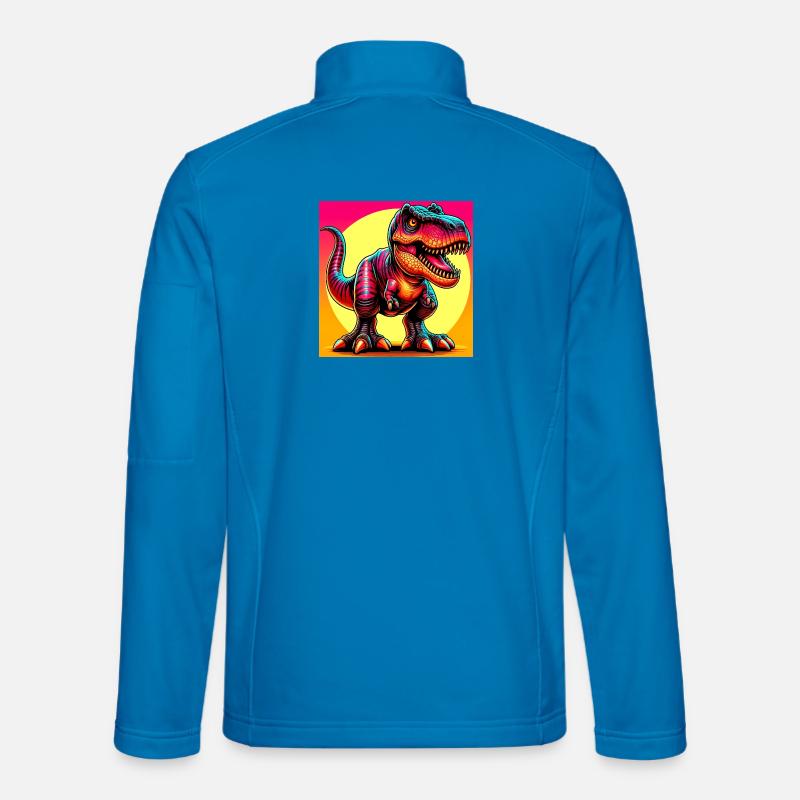 dinosaur - Unisex Softshell Jacket - light blue