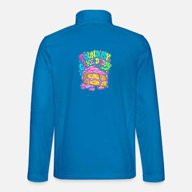 Round My Cake Daddy - Unisex Softshelljacke - Lichtblau