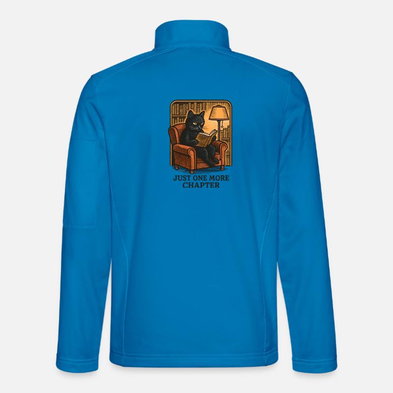 Noch Ein Kapitel Katzenlese - Unisex Softshelljacke - Lichtblau