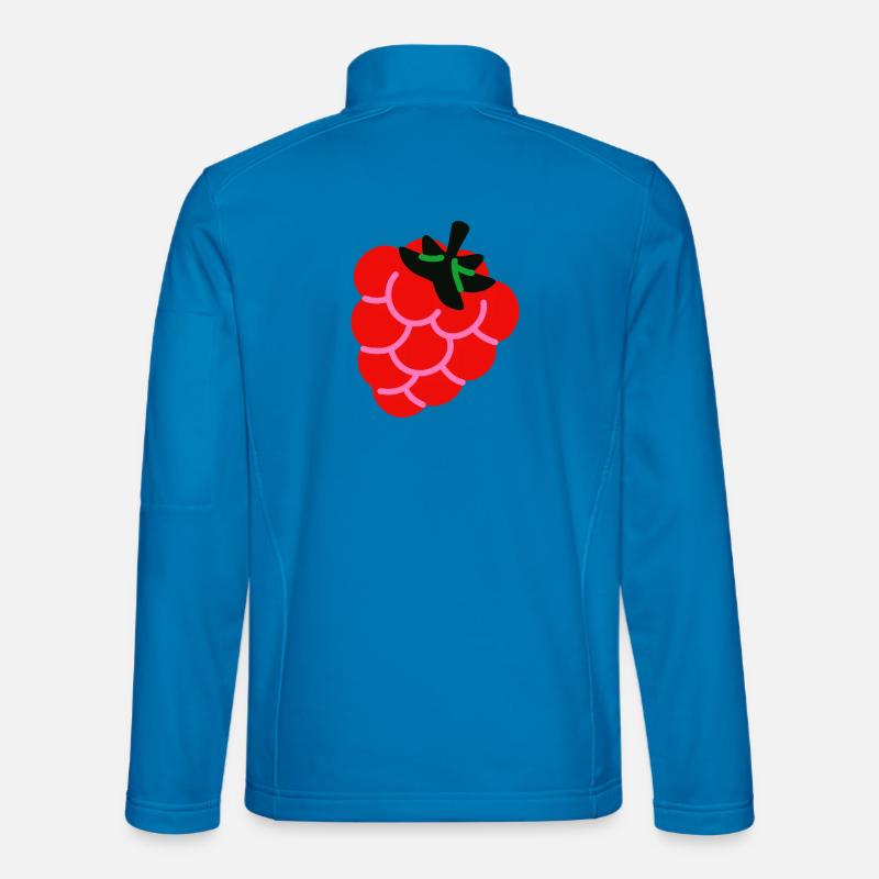 Raspberry Fruit Shirt Minimal Berry Design Unisex Softshelljacke