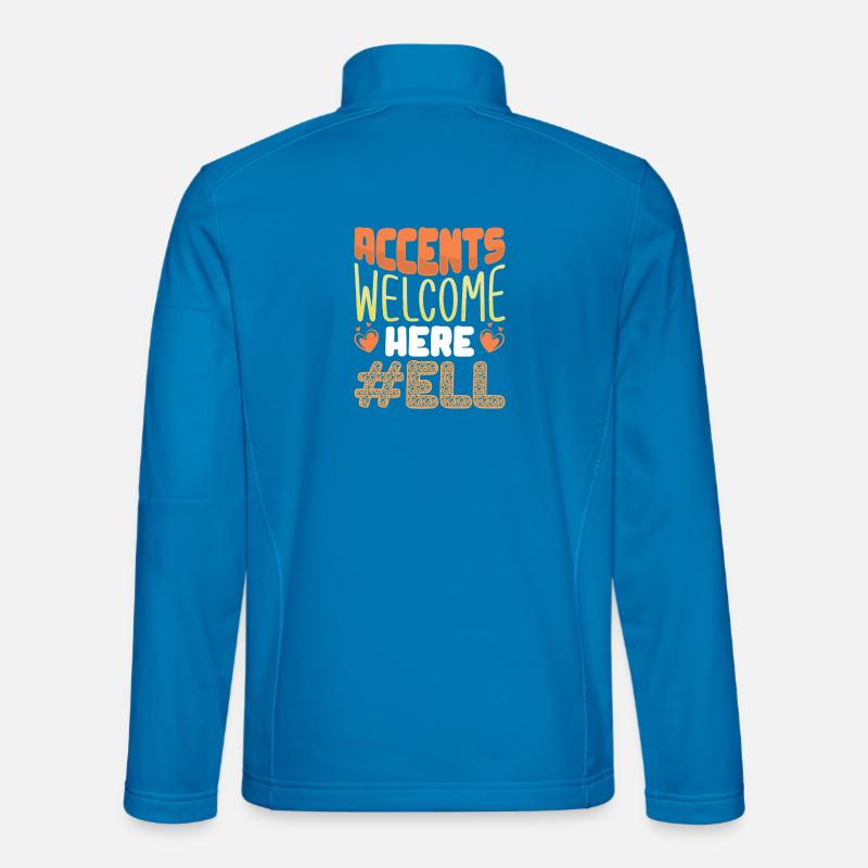 ELL-Lehrer englische Sprache - Unisex Softshelljacke - Lichtblau