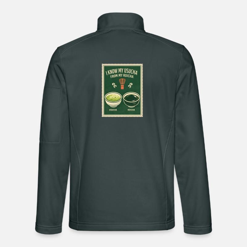 Usucha or Koicha | Matcha Knowledge Unisex Softshell Jacket