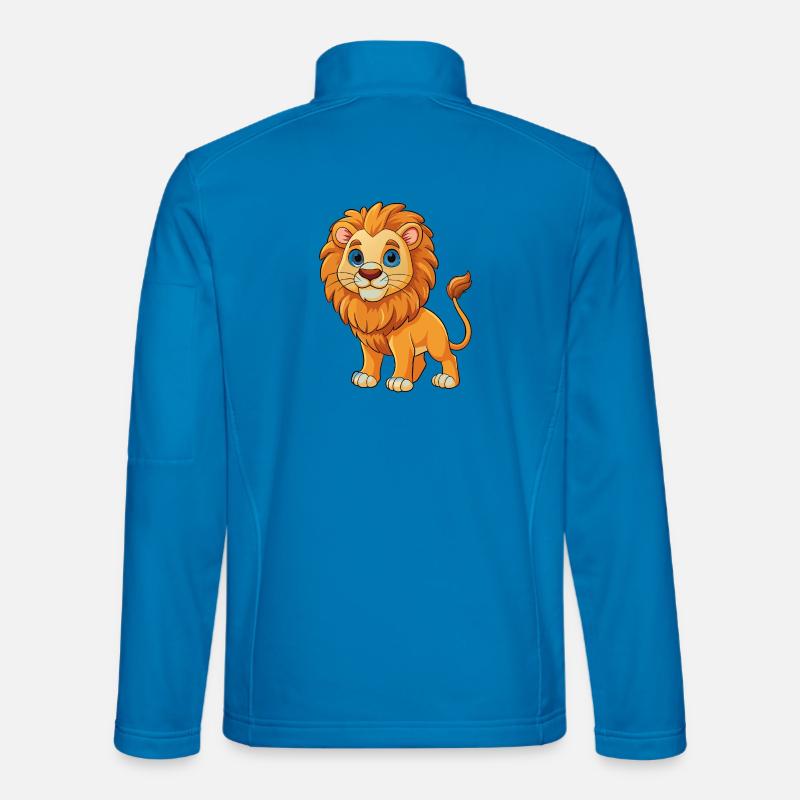 Cute lion - Unisex Softshell Jacket - light blue