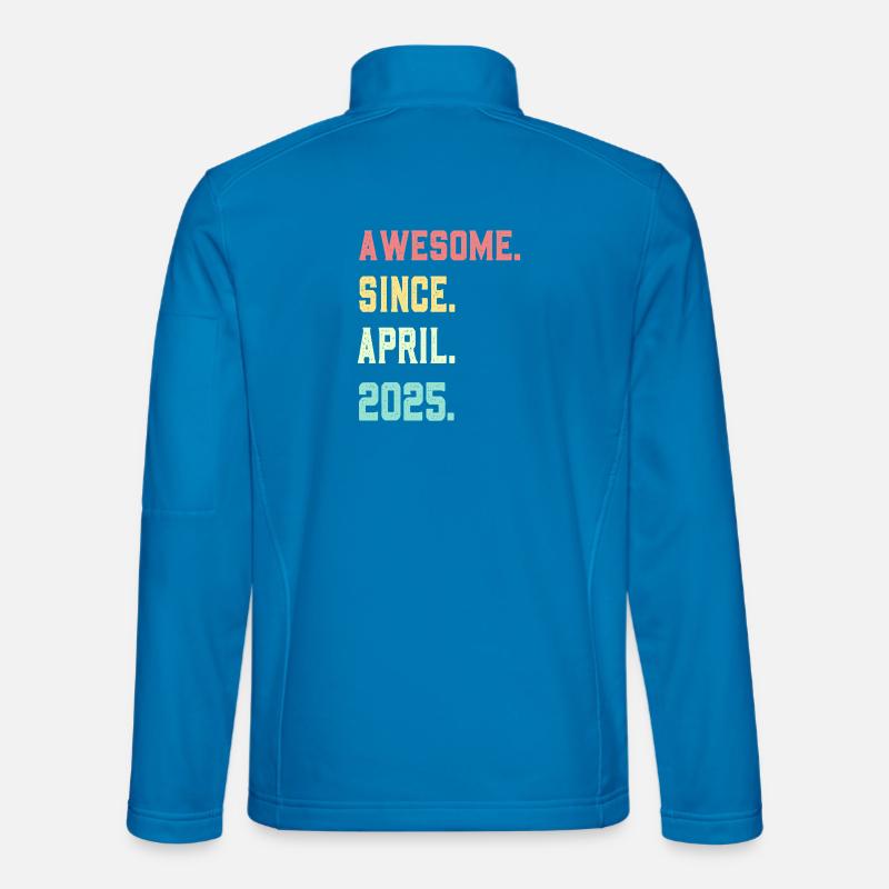 Awesome Since April 2025 - Unisex Softshell Jacket - light blue